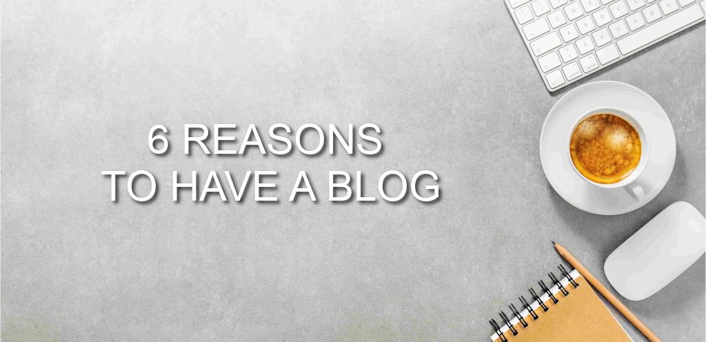 6 reasons to have a blog image