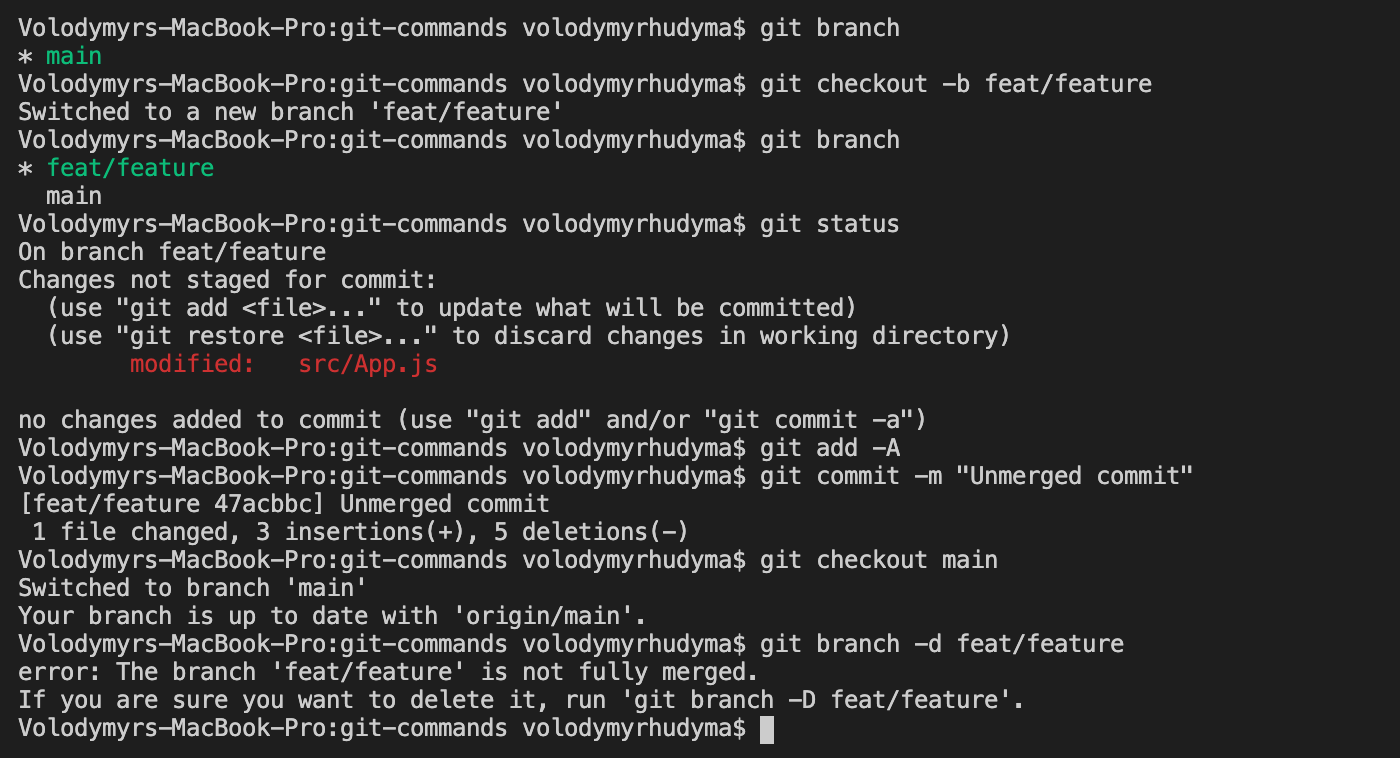 Git Delete Branch Fail [2]