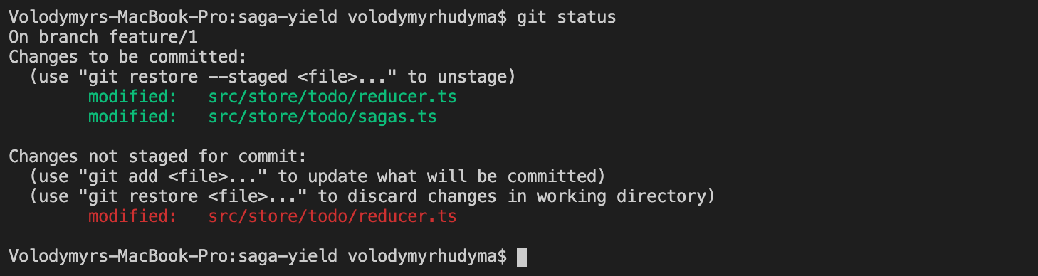 Git Staged And Unstaged Changes In The Same File