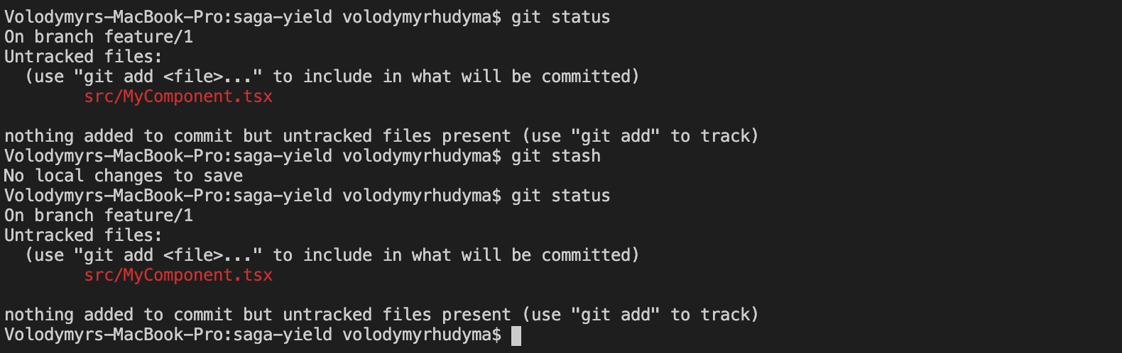 Git Stash Tracked And Untracked Files