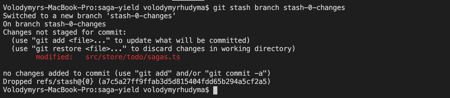Git Create A Branch From Stash