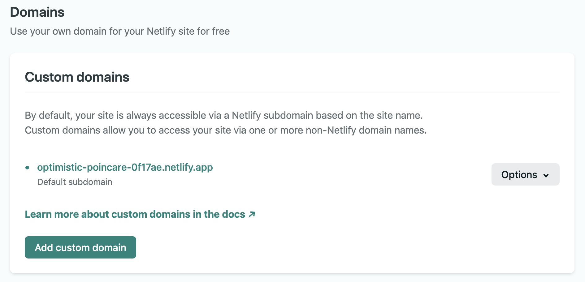 Netlify Add Custom Domain